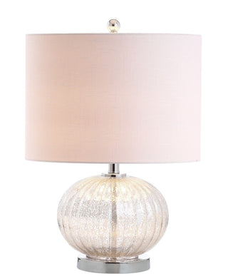 Judith 21" Mercury Glass LED Table Lamp - JONATHAN Y