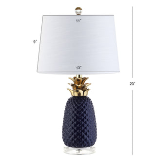 Pineapple 23" Ceramic LED Table Lamp - JONATHAN Y