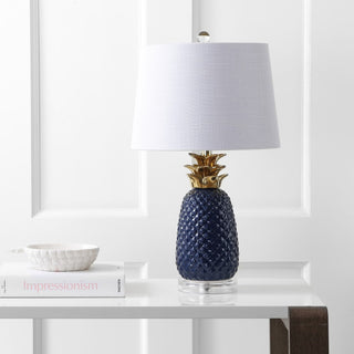 Pineapple 23" Ceramic LED Table Lamp - JONATHAN Y