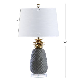 Pineapple 23" Ceramic LED Table Lamp - JONATHAN Y
