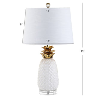 Pineapple 23" Ceramic LED Table Lamp - JONATHAN Y
