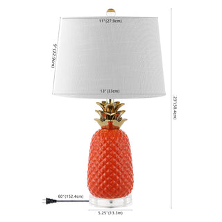 Pineapple 23" Ceramic LED Table Lamp
