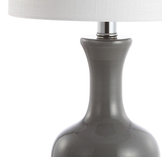 Cox 22" Glass/Metal LED Table Lamp - JONATHAN Y