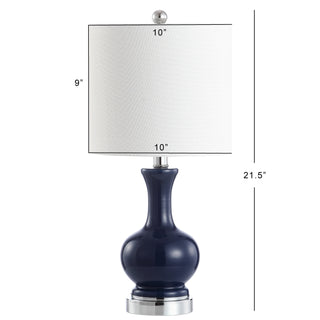 Cox 22" Glass/Metal LED Table Lamp