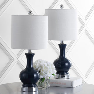 Cox 22" Glass/Metal LED Table Lamp