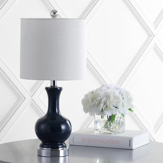 Cox 22" Glass/Metal LED Table Lamp