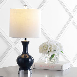 Cox 22" Glass/Metal LED Table Lamp