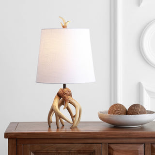 Vermont 19" Antler Resin LED Table Lamp - JONATHAN Y
