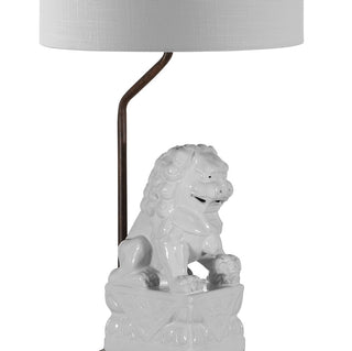 Guardian Lion 27.5" Ceramic Classic Modern LED Table Lamp - JONATHAN Y