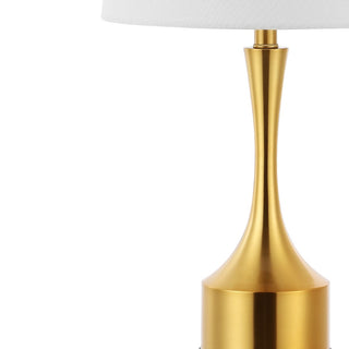 Cooper 26" Classic French Country Iron LED Table Lamp with USB Charging Port - JONATHAN Y