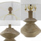 Laken Minimalist Coastal Resin/Iron 3-Stack Cairn LED Table Lamp