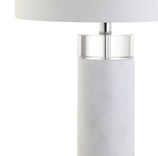 Hunter 32" Marble/Crystal LED Table Lamp - JONATHAN Y