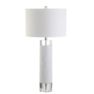 Hunter 32" Marble/Crystal LED Table Lamp - JONATHAN Y