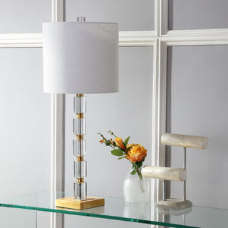 Claire 28.5" Crystal LED Table Lamp - JONATHAN Y