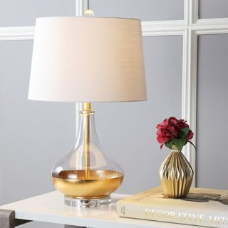 West 24.5" Glass LED Table Lamp - JONATHAN Y