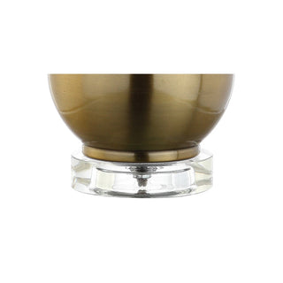 Dylan 25" Metal/Crystal Teardrop LED Table Lamp - JONATHAN Y