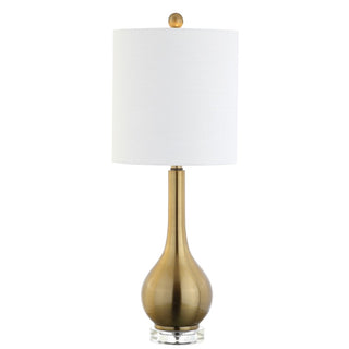 Dylan 25" Metal/Crystal Teardrop LED Table Lamp - JONATHAN Y