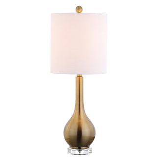 Dylan 25" Metal/Crystal Teardrop LED Table Lamp - JONATHAN Y