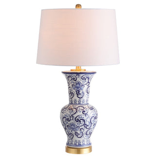 Leo 28.5" Chinoiserie LED Table Lamp - JONATHAN Y