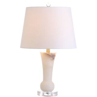 Eliza 23" Alabaster LED Table Lamp - JONATHAN Y