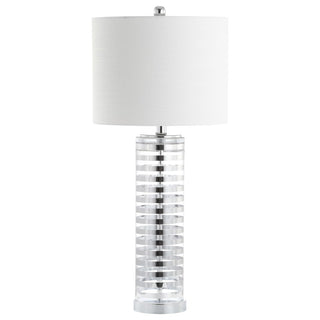 Thompson 29.5" Glass LED Table Lamp - JONATHAN Y