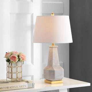 Ariel 26.5" Cement LED Table Lamp - JONATHAN Y