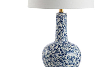 Chinois 30" Ceramic/Iron Classic Cottage LED Table Lamp - JONATHAN Y