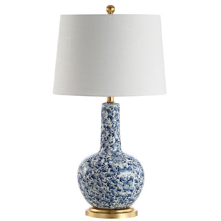 Chinois 30" Ceramic/Iron Classic Cottage LED Table Lamp - JONATHAN Y