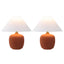 Matte Wine Red (Set of 2)
