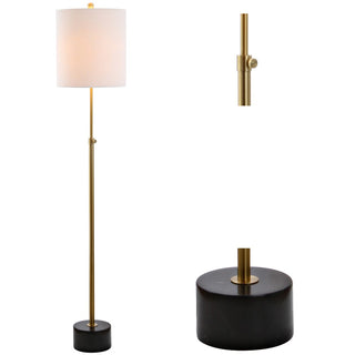 Crosby 66" Adjustable Height Metal LED Floor Lamp - JONATHAN Y
