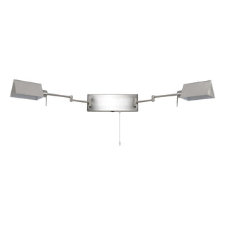 Arlo Farmhouse Industrial Single Swing Arm Plug-In or Hardwired Iron LED Wall Sconce with Pull-Chain