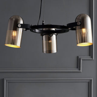 Loki 22" Adjustable Metal LED Chandelier - JONATHAN Y
