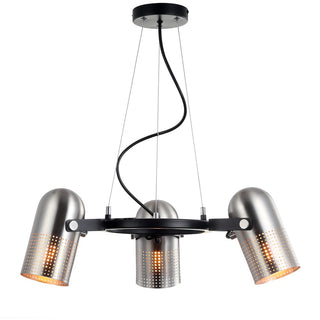 Loki 22" Adjustable Metal LED Chandelier - JONATHAN Y