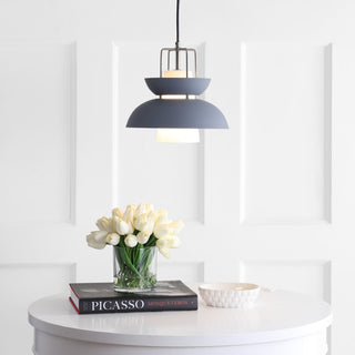 Paul 11" Farmhouse Metal LED Pendant - JONATHAN Y