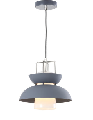 Paul 11" Farmhouse Metal LED Pendant - JONATHAN Y