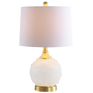 Ilsa 22" Dotted Glass/Metal LED Table Lamp - JONATHAN Y