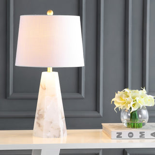 Xio 25.5" Alabaster LED Table Lamp - JONATHAN Y