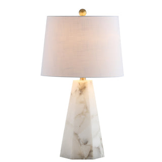 Xio 25.5" Alabaster LED Table Lamp - JONATHAN Y