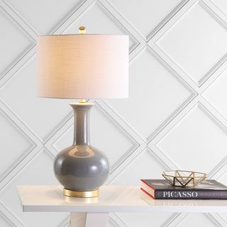 Brussels 27" Ceramic/Metal LED Table Lamp - JONATHAN Y