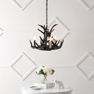 Rudolph Adjustable Resin Antler LED Chandelier