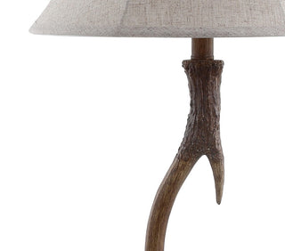 Antler 27.5" Rustic Resin LED Table Lamp - JONATHAN Y