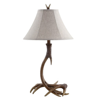Antler 27.5" Rustic Resin LED Table Lamp - JONATHAN Y