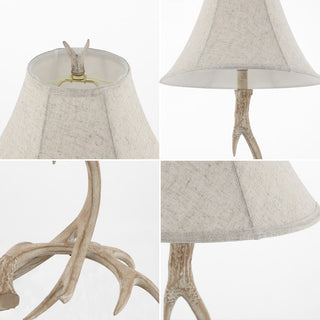 Antler 27.5" Rustic Resin LED Table Lamp - JONATHAN Y