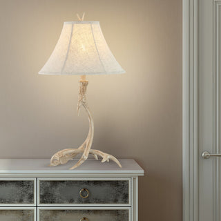 Antler 27.5" Rustic Resin LED Table Lamp - JONATHAN Y