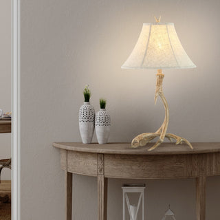 Antler 27.5" Rustic Resin LED Table Lamp - JONATHAN Y