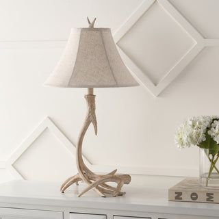 Antler 27.5" Rustic Resin LED Table Lamp - JONATHAN Y