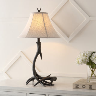 Antler 27.5" Rustic Resin LED Table Lamp - JONATHAN Y