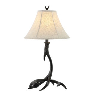 Antler 27.5" Rustic Resin LED Table Lamp - JONATHAN Y