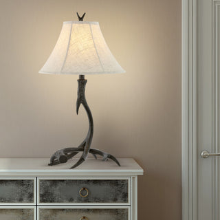Antler 27.5" Rustic Resin LED Table Lamp - JONATHAN Y