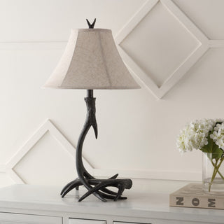 Antler 27.5" Rustic Resin LED Table Lamp - JONATHAN Y